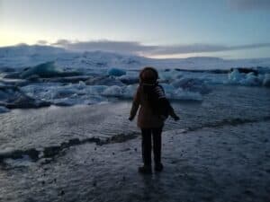 Winter by Jökulsárlón Winter by Jökulsárlón