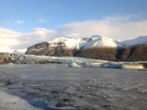 Winter by the Ice lake Winter by the Ice lake
