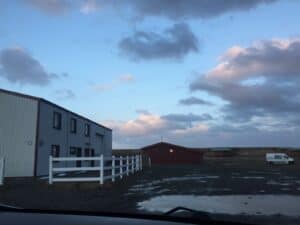 Winter campsite Iceland Winter campsite Iceland