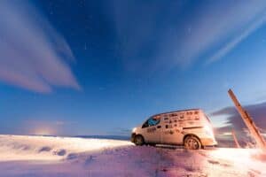 Wintercamping Akureyri