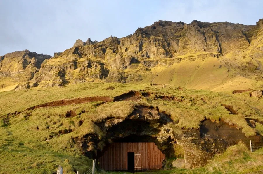 A south Iceland cave