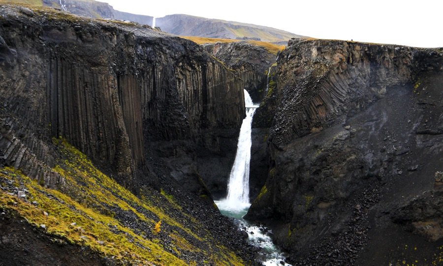 Hengifoss waterfall