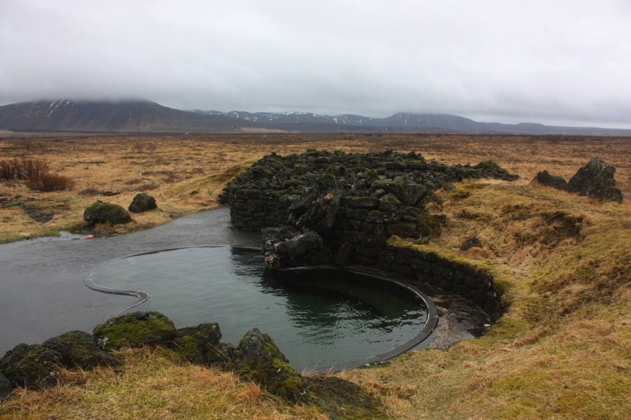 Camper van trip in Iceland in April