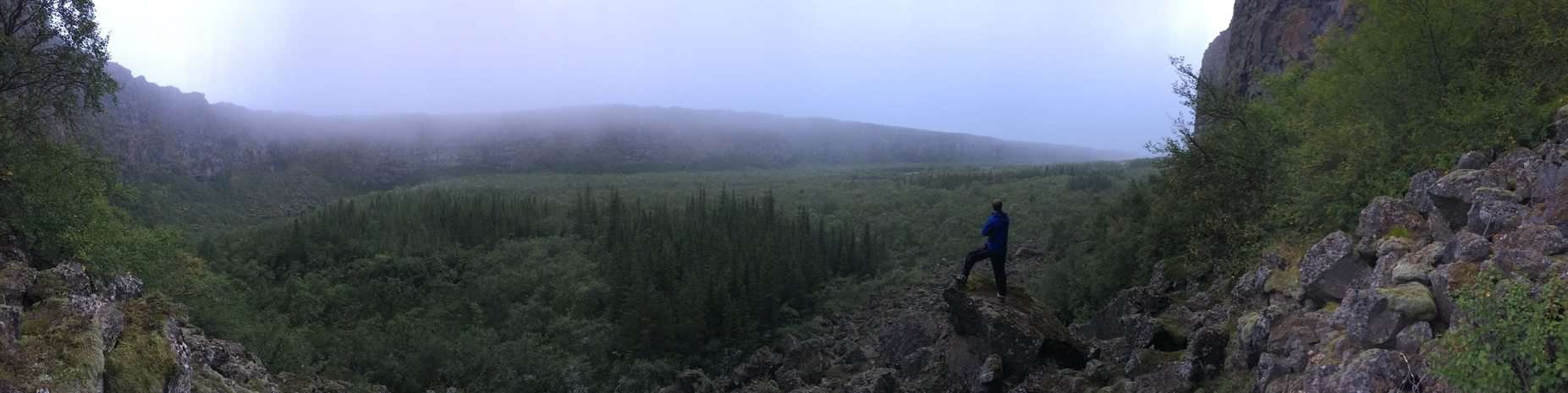 Camping in Ásbyrgi or Vesturdalur
