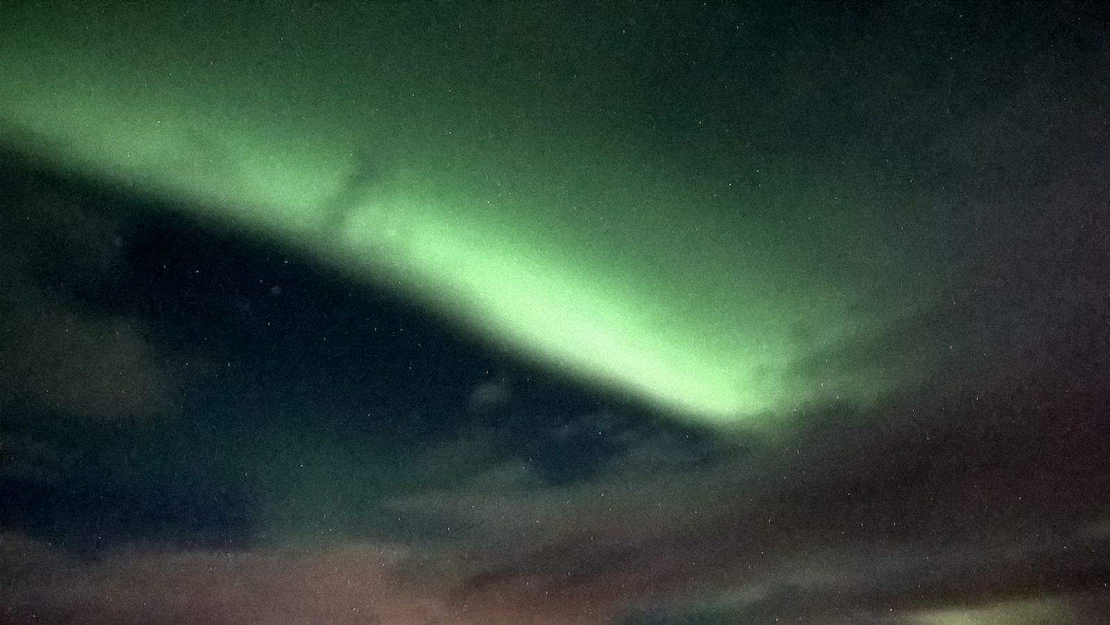 Northern lights in December