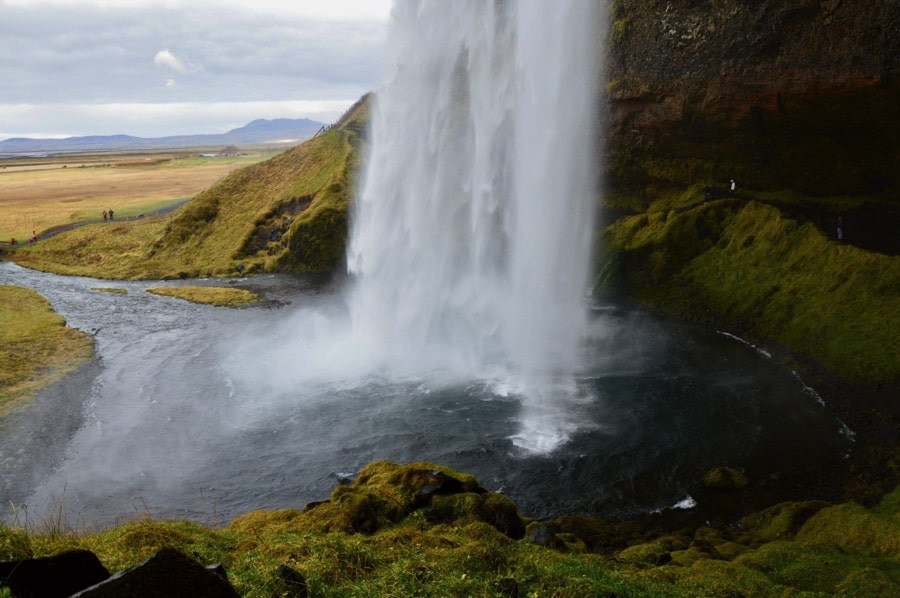 Behind Seljalandsfoss