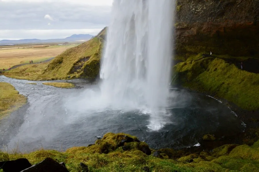 Behind Seljalandsfoss