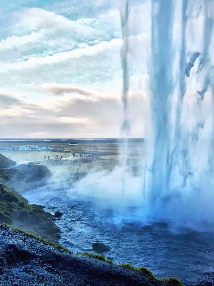 Behind Seljalandsfoss