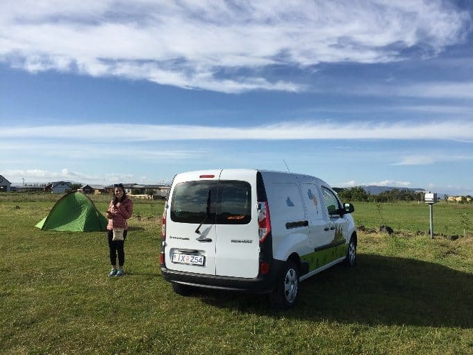 Camping in Iceland