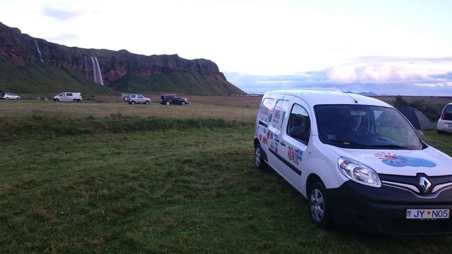 South Iceland camping