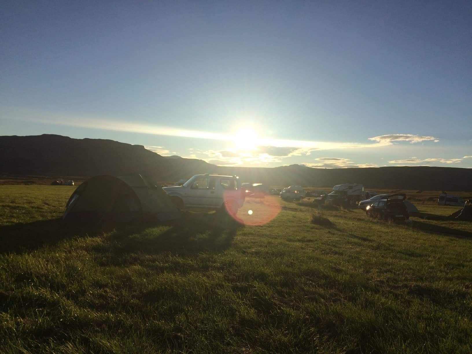 Campsite in Skjól