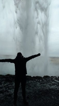 Behind Seljalandsfoss in March