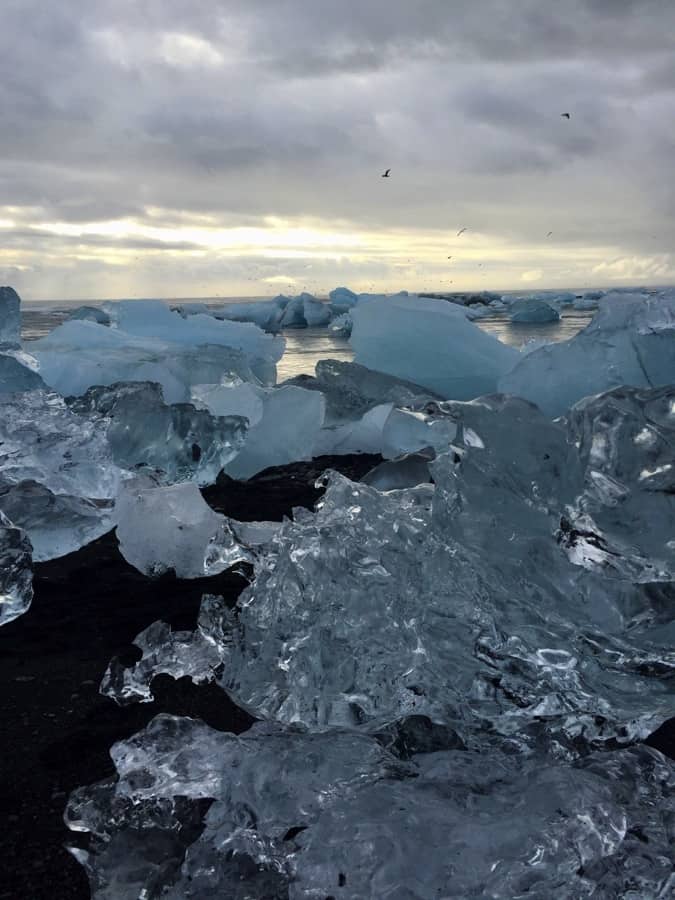 The Ice lake in Iceland