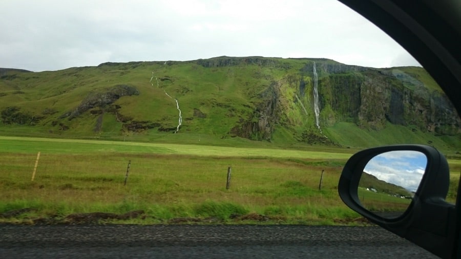 Driving a camper in Iceland
