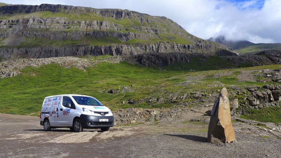 The east fjords in Iceland