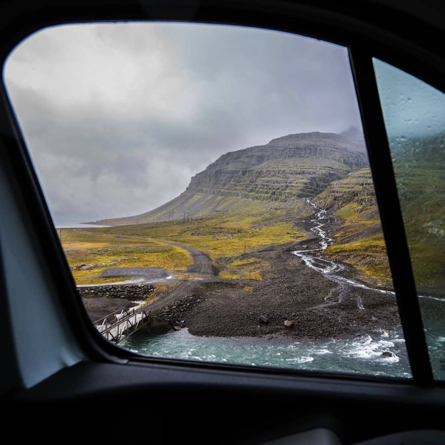 The desolate roads in Iceland