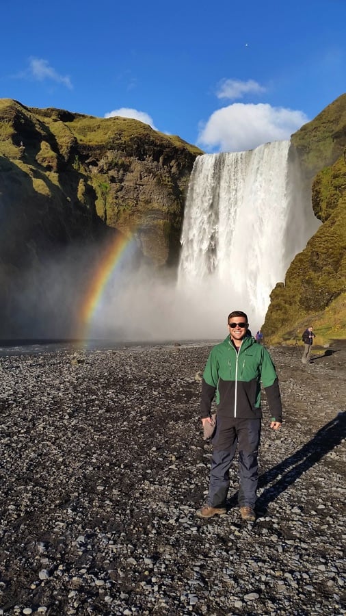 Fabulous Skógafoss waterfall