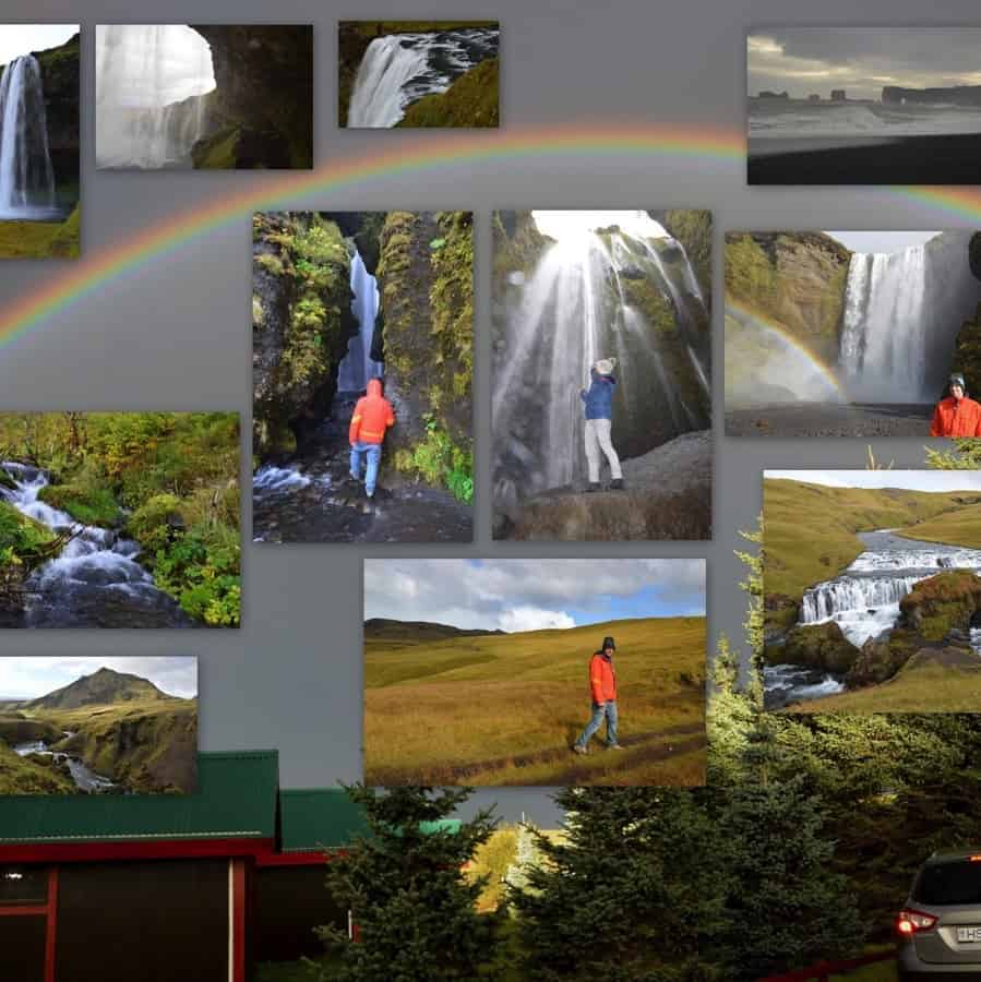 The day of Waterfalls in Iceland