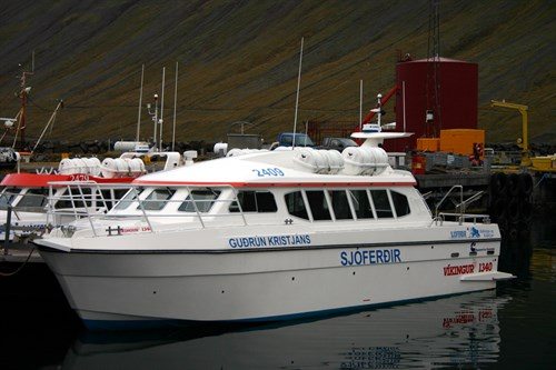 The ferry to Hornstrandir