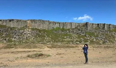 Gerðuberg basalt columns