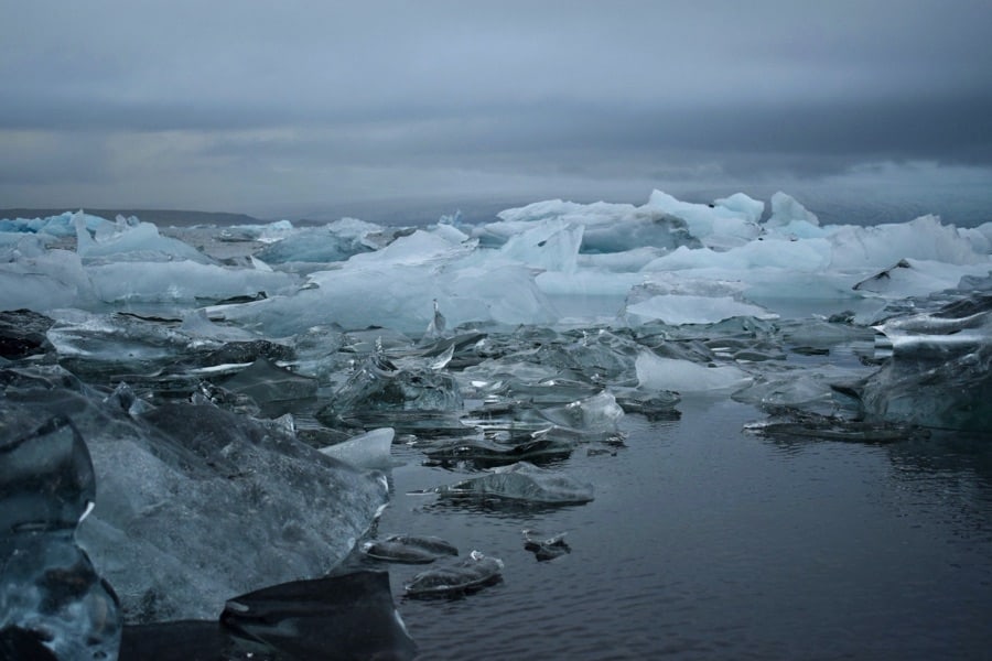 The glacier Lagoon in Iceland