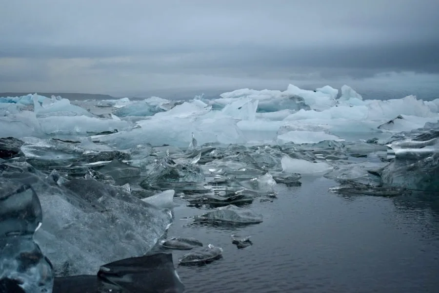 The glacier Lagoon in Iceland