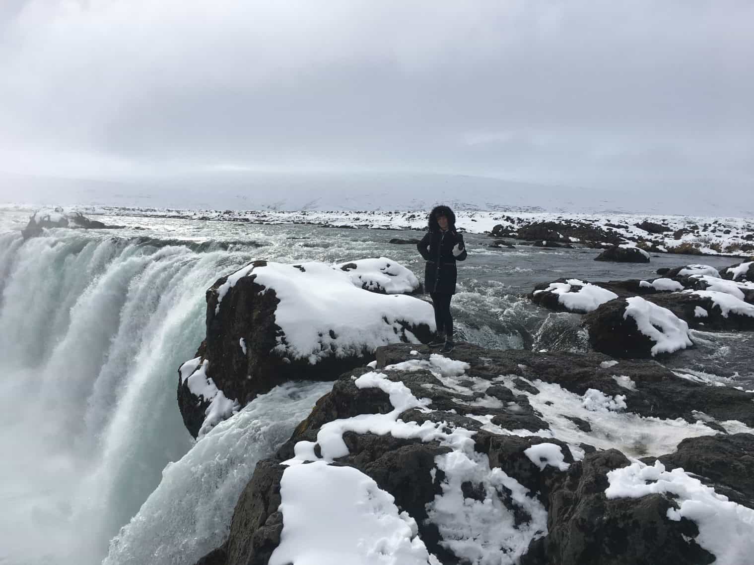 The waterfall of the gods in wintertime
