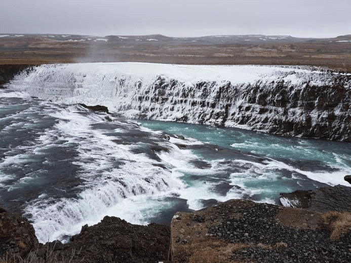 Gullfoss in winter