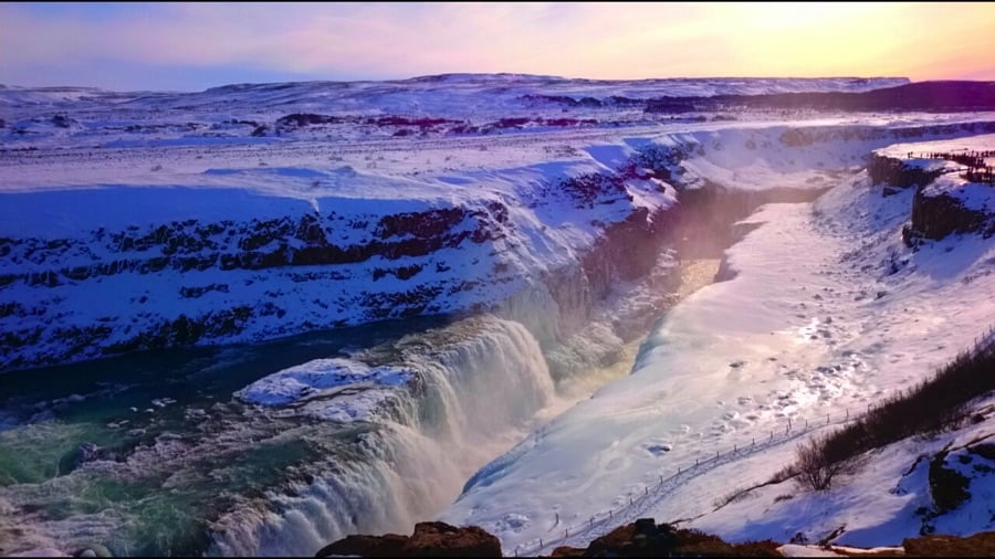 Gullfoss waterfall