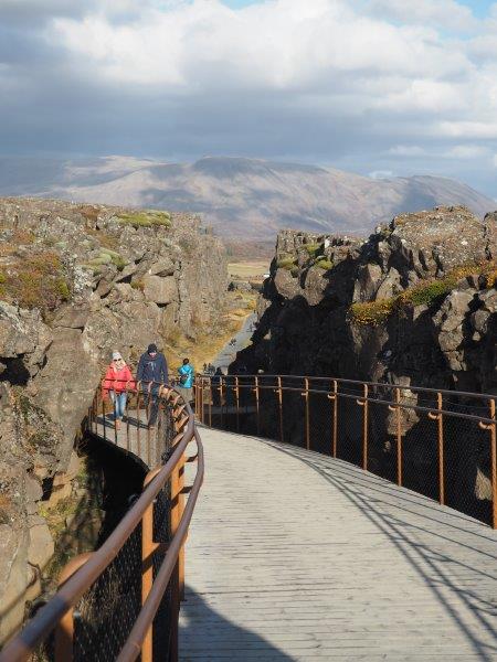 The tectonic plates at Þingvellir