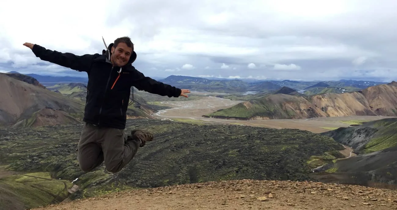 Trekking at Landmannalaugar
