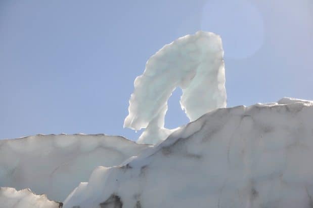 Glacier climbing