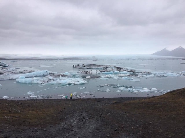 Breiðamerkurjökull in a distance