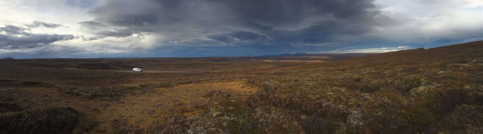 Icelandic camper van trip