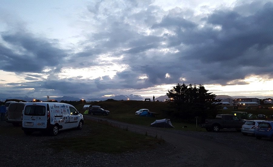 Campsite in Iceland