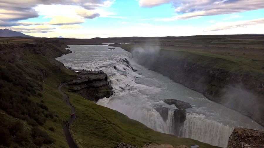 Gullfoss waterfall