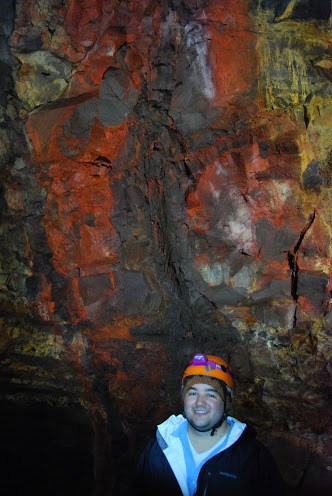 Inside the volcano