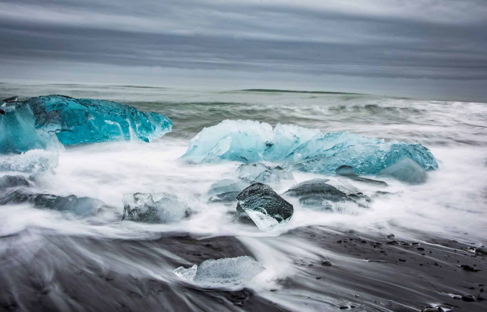 Jökulsárlón in February