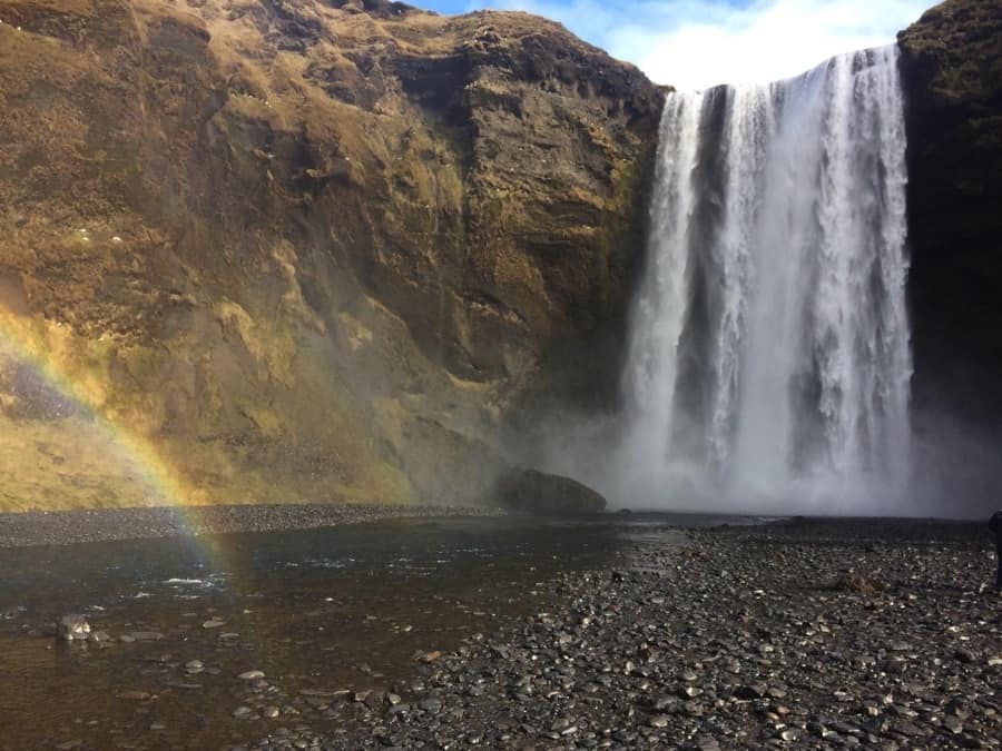 Skógafoss waterfall