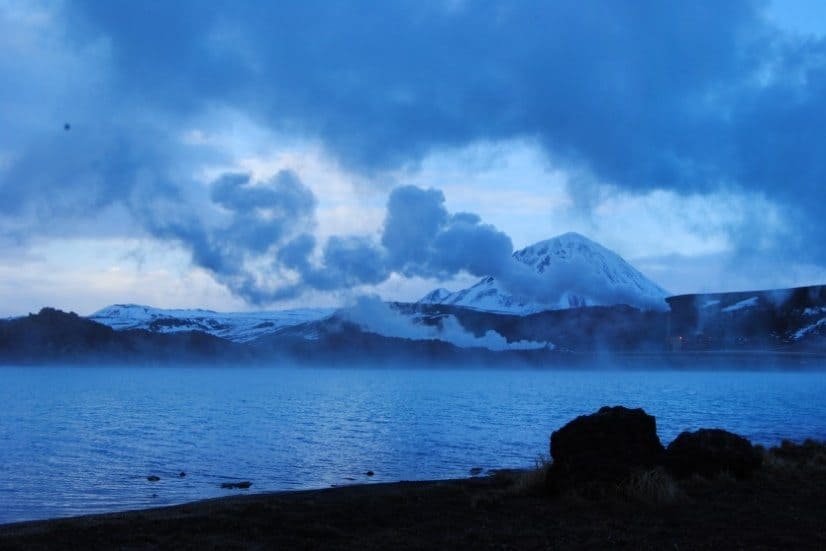 Mývatn Nature baths in winter