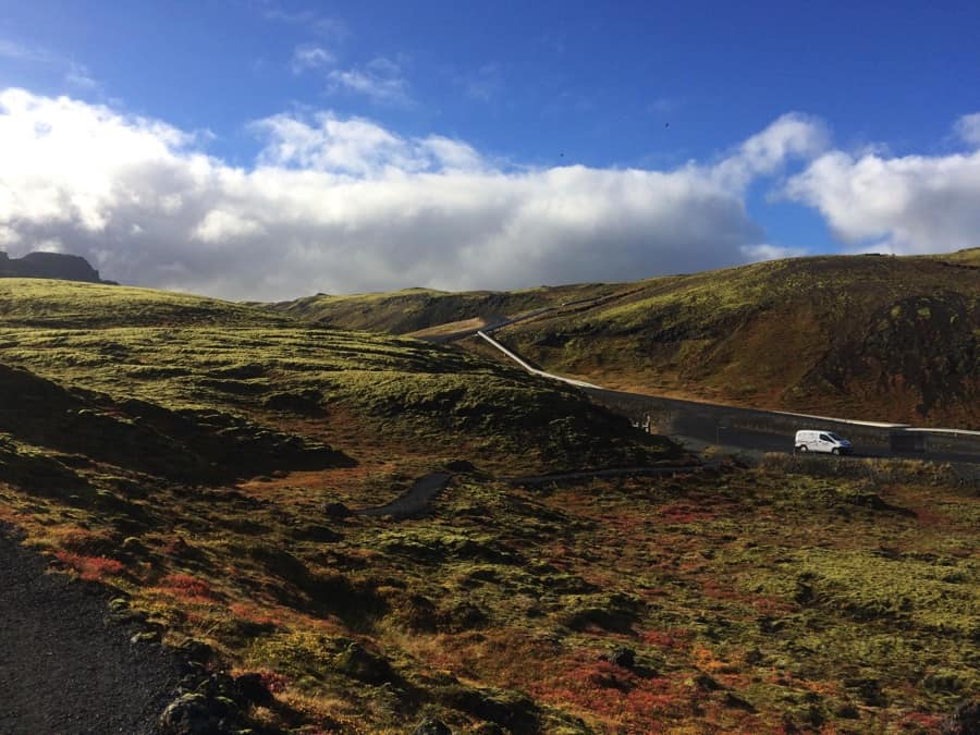 Close by a Geothermal plant in Iceland