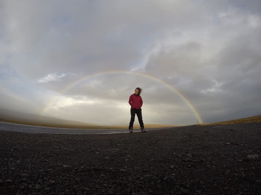 Driving to Akureyri