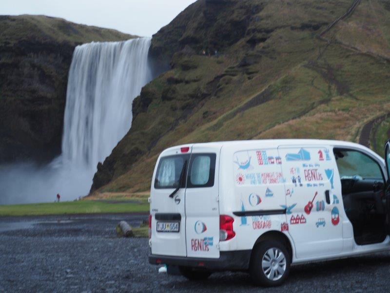 Skógafoss campsite