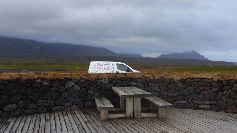 Resting in Snæfellsnes peninsula