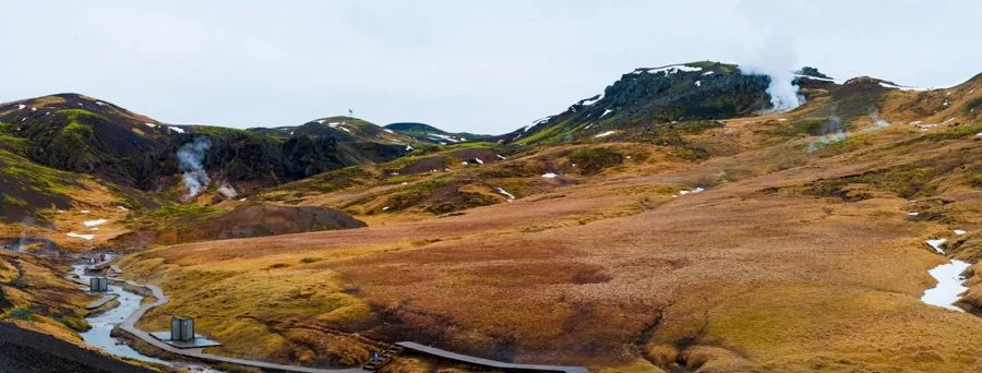 Reykjadalur hot spring