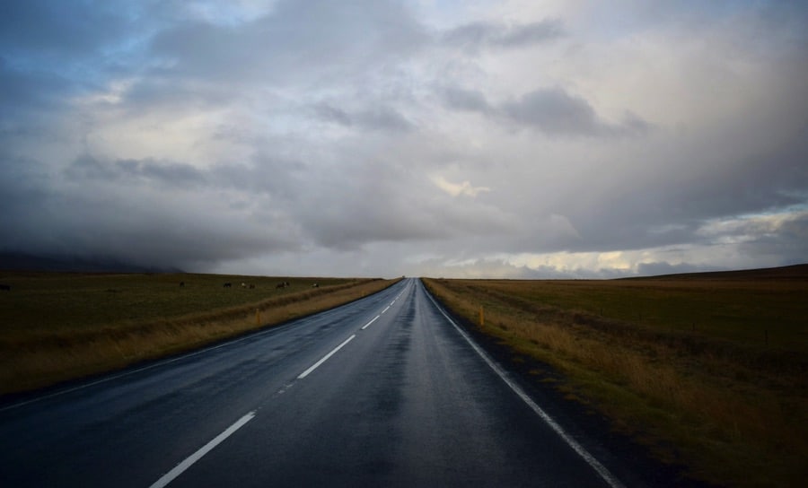 A road in Iceland