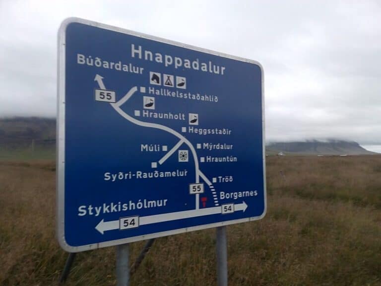 iceland road signs