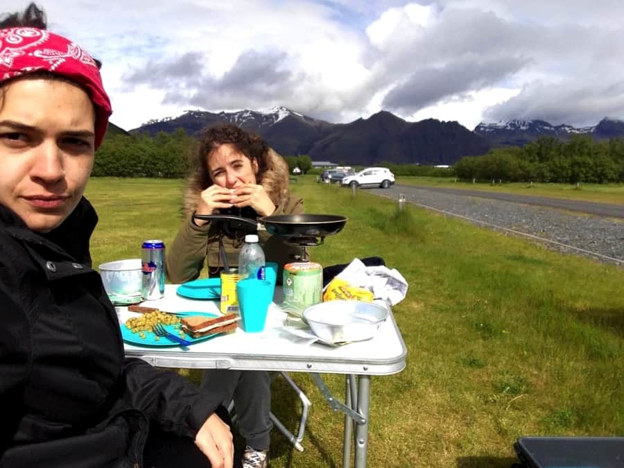 Lunch in Skaftafell park