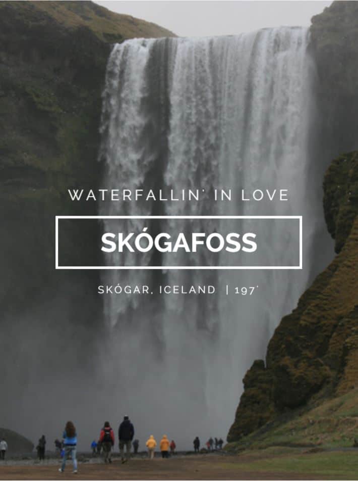 Skógafoss waterfall