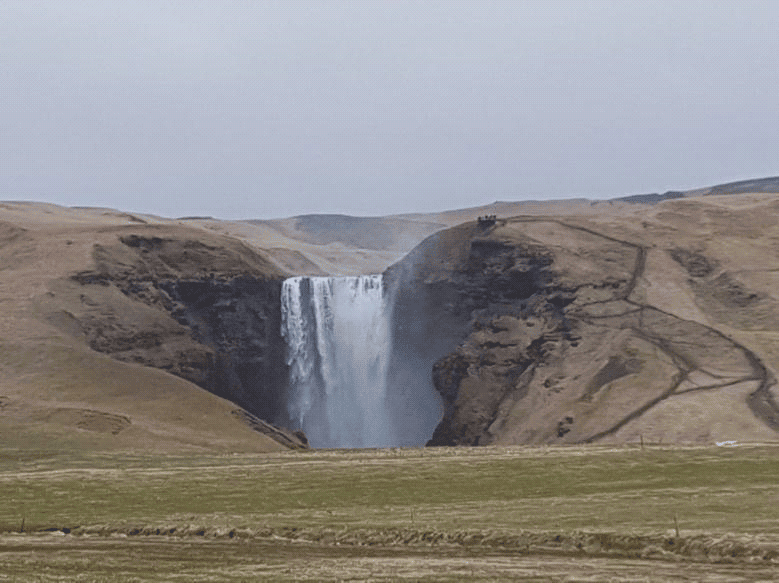 Skógafoss waterfall